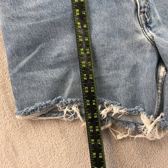 Vintage Levis Women's Jean Cut Off Shorts Size 16 Missy Frayed Hem - Picture 5 of 12